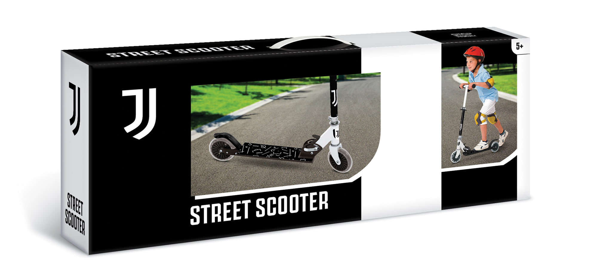 Folding Scooter Mondo 28761 Juventus Black/white