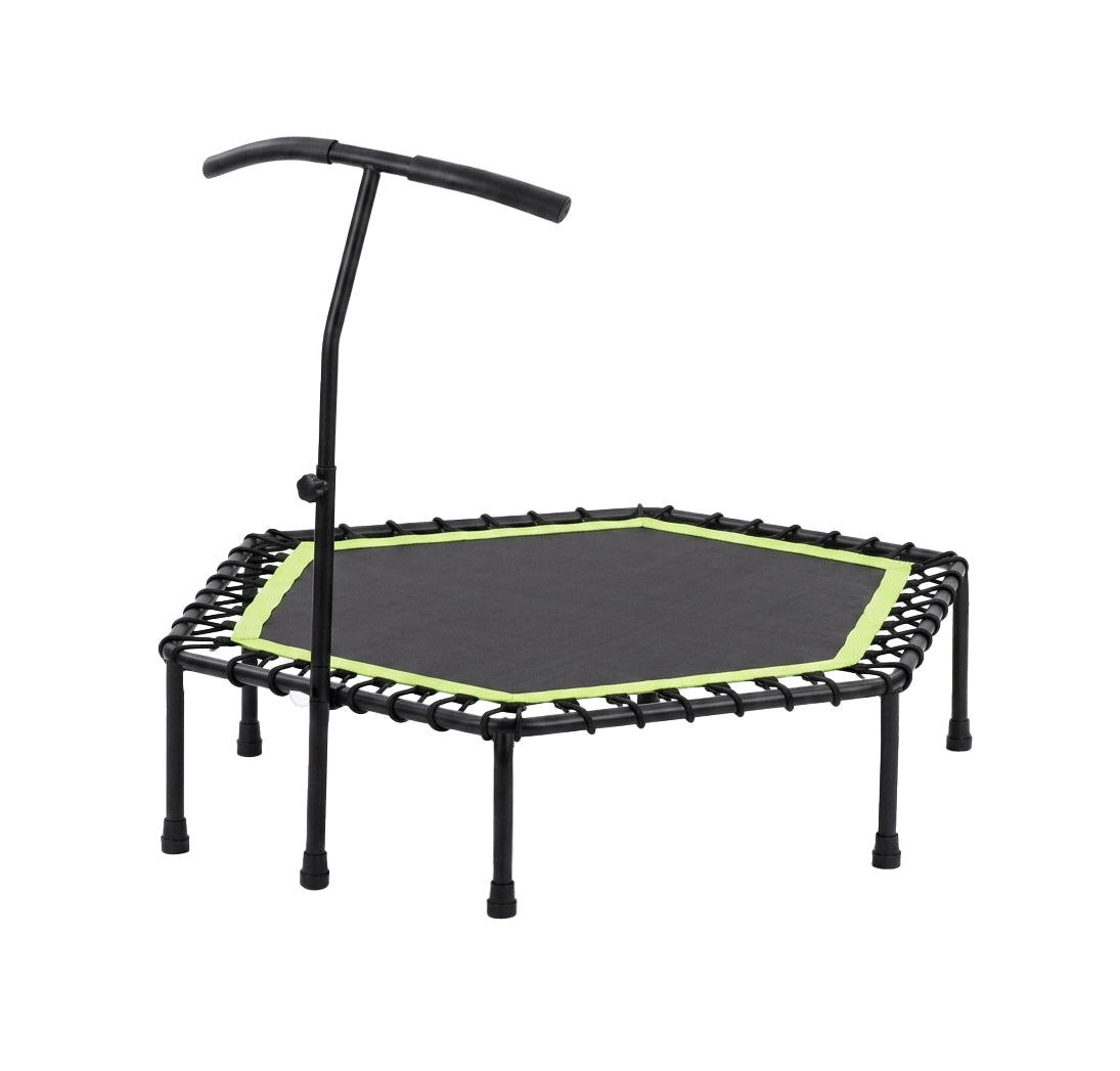 Trampolína s rukojetí Sedco Hexagon Yqa75 - 134 cm Zelená