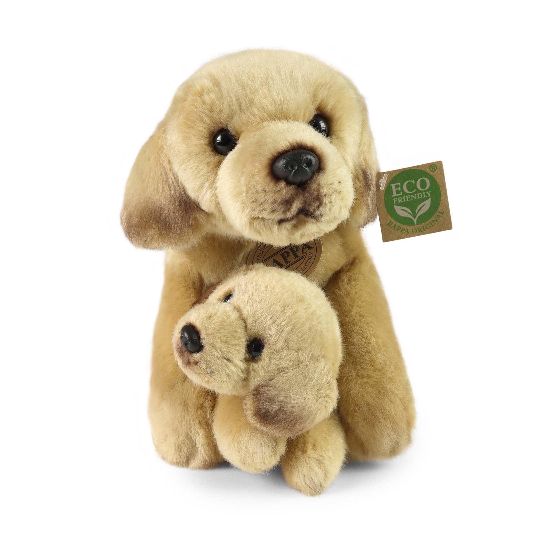 Plyšový labradorský retriever so šteniatkom 31 cm Eco-f.