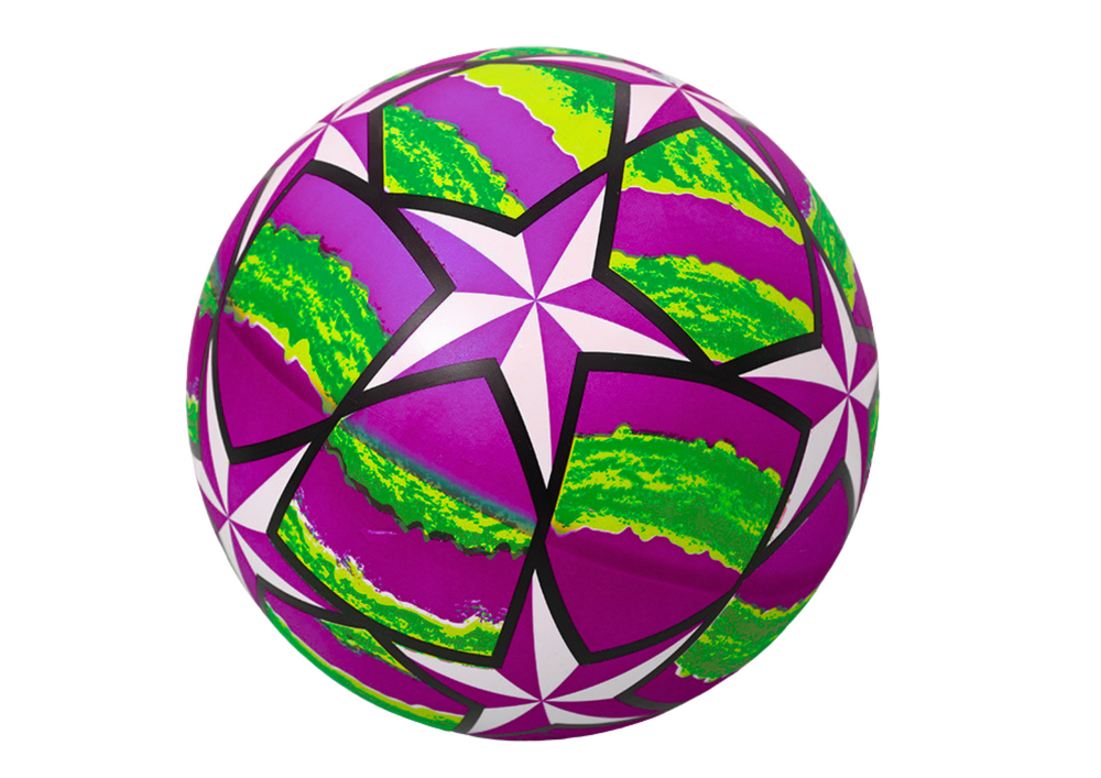 Rubber Ball Bright Stars Purple 24 Cm