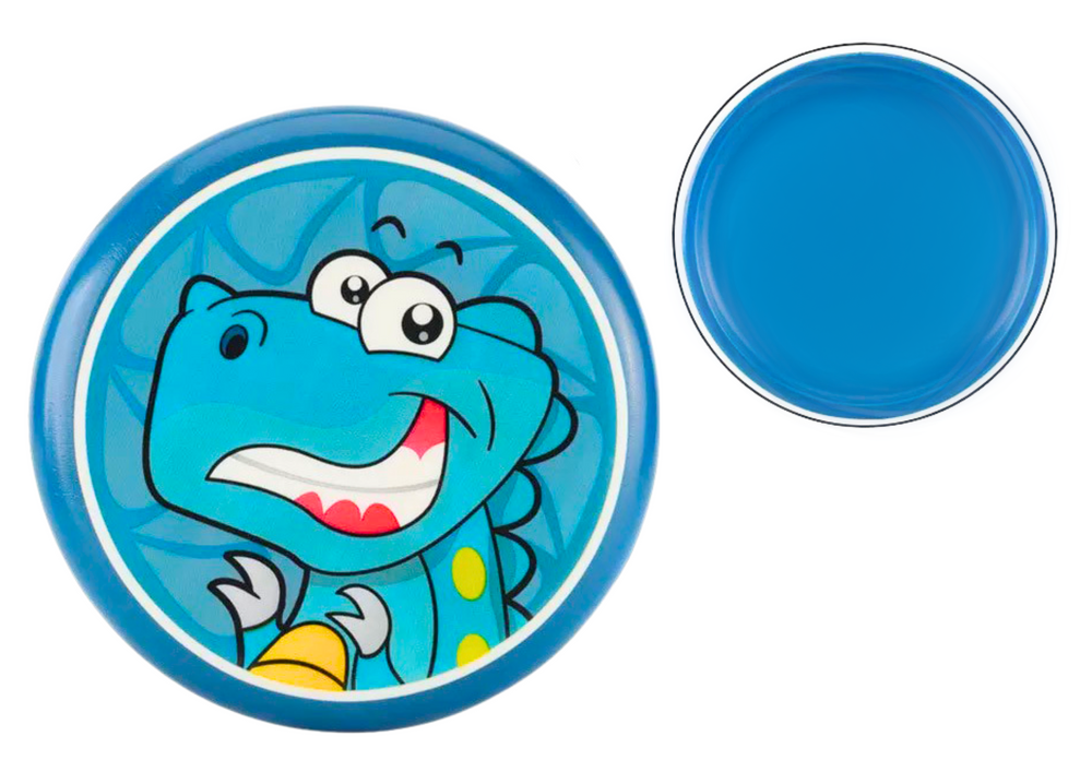 Flying Disc Frisbee With Dinosaur Blue 20 Cm