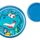 Flying Disc Frisbee With Dinosaur Blue 20 Cm