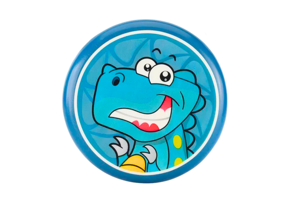 Flying Disc Frisbee With Dinosaur Blue 20 Cm