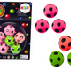 Set Of 6 Rubber Football Balls