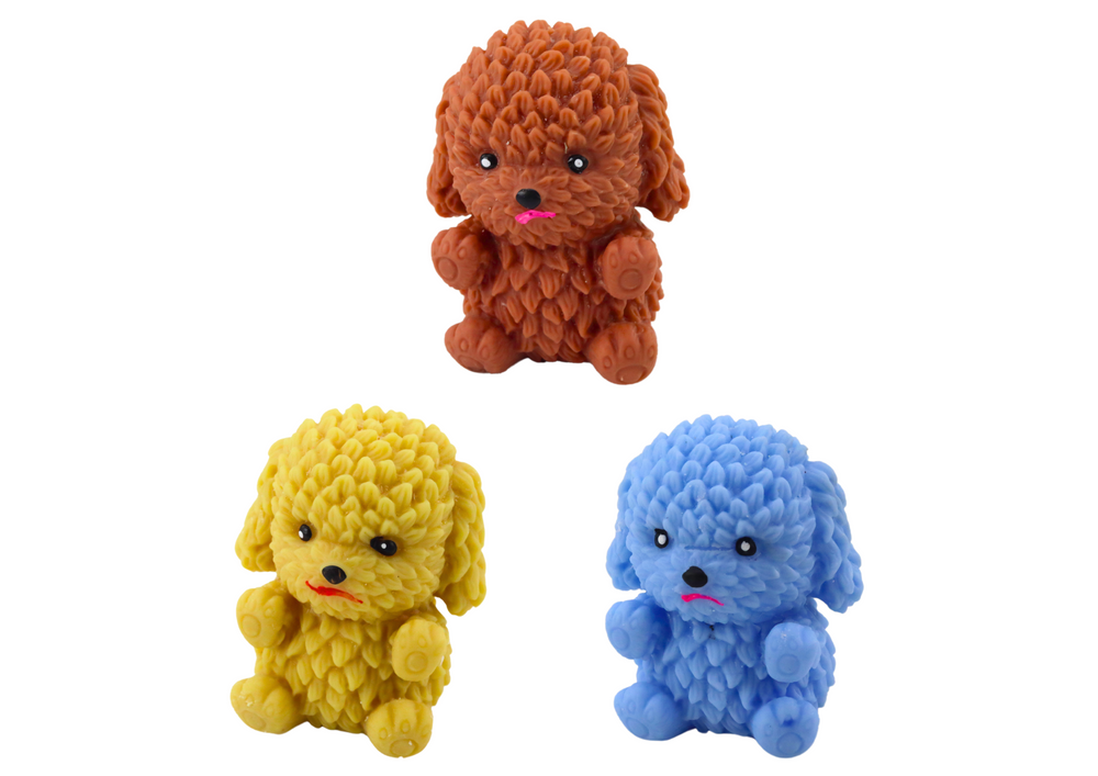 Squishy Dog Stretchy Rubber Soft Anti-stress 7 Cm Mix Color