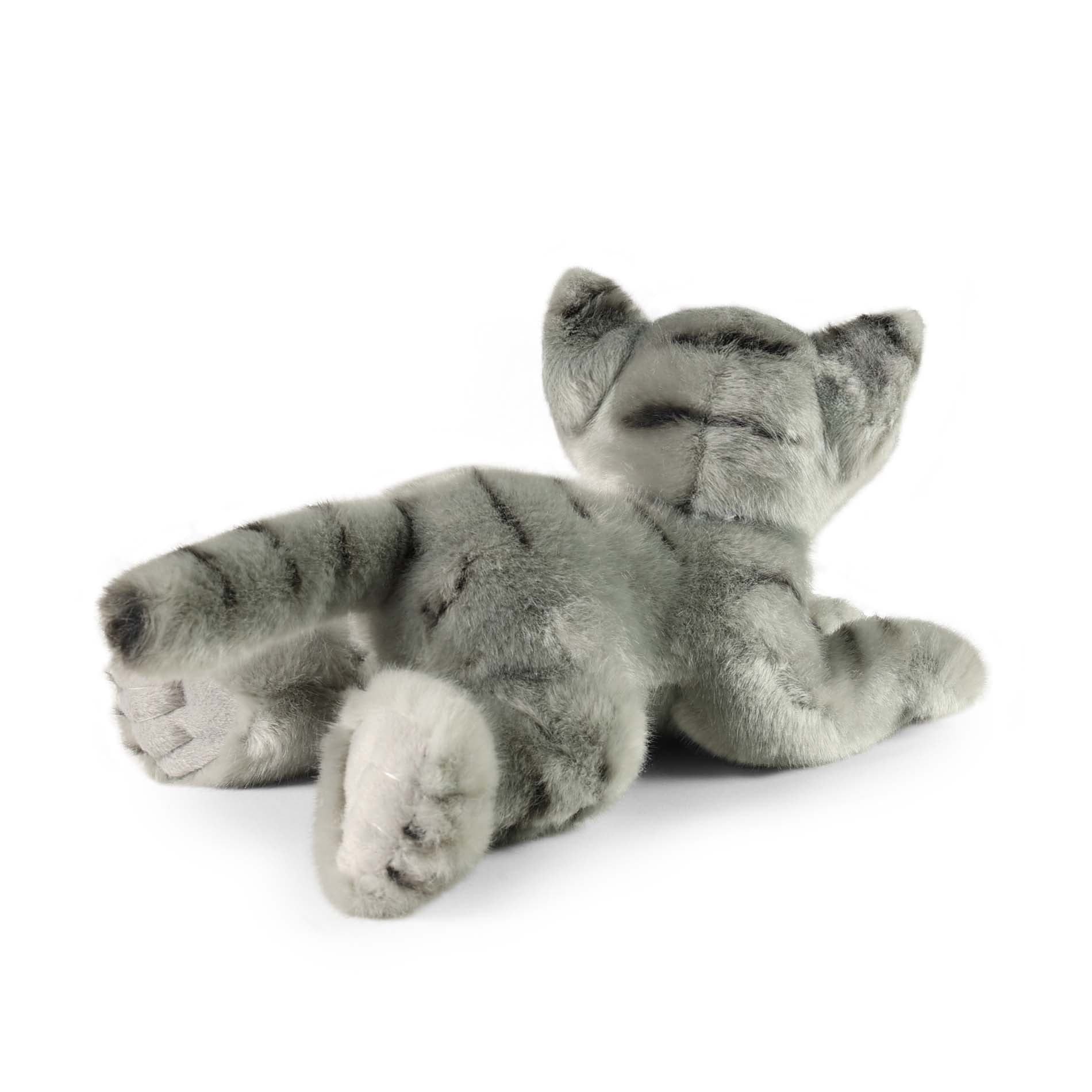Plüschkatze Grau 30 cm Umweltfreundlich