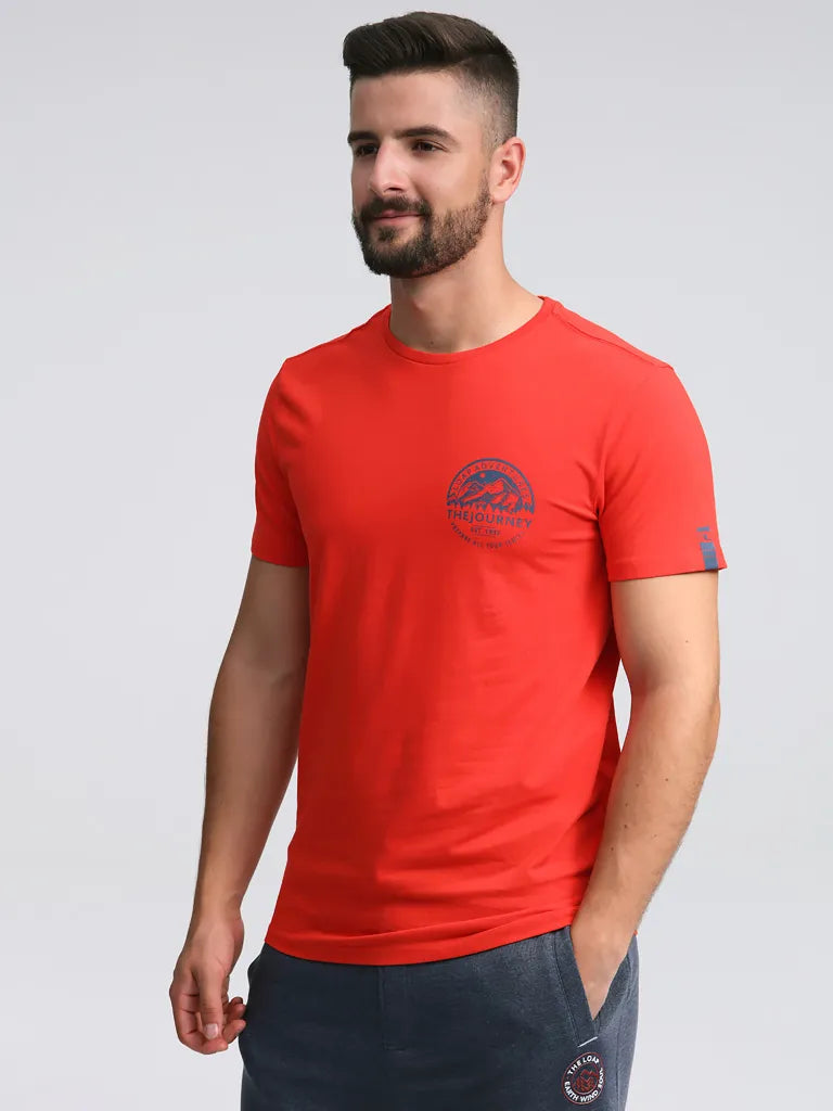 T-shirt męski Loap Aldon czerwony
