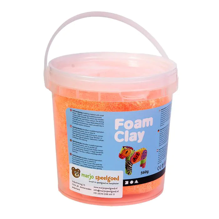 Neon narancssárga habos agyag 560 G
