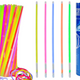 Fluorescent Headbands 100 Pieces Many Colors Glow In The Dark