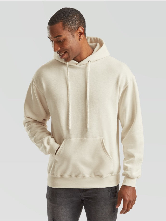 Hanorac Fruit Of The Loom Classic Hooded Adult Natural