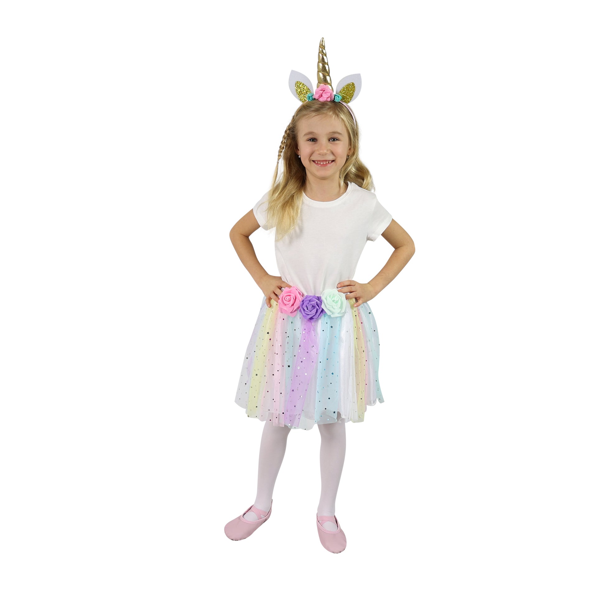 Éadaí Leanaí Unicorn Tutu Sciorta Le Accs.