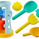 Sand Toy Set Grinder Rake Shovel Moulds