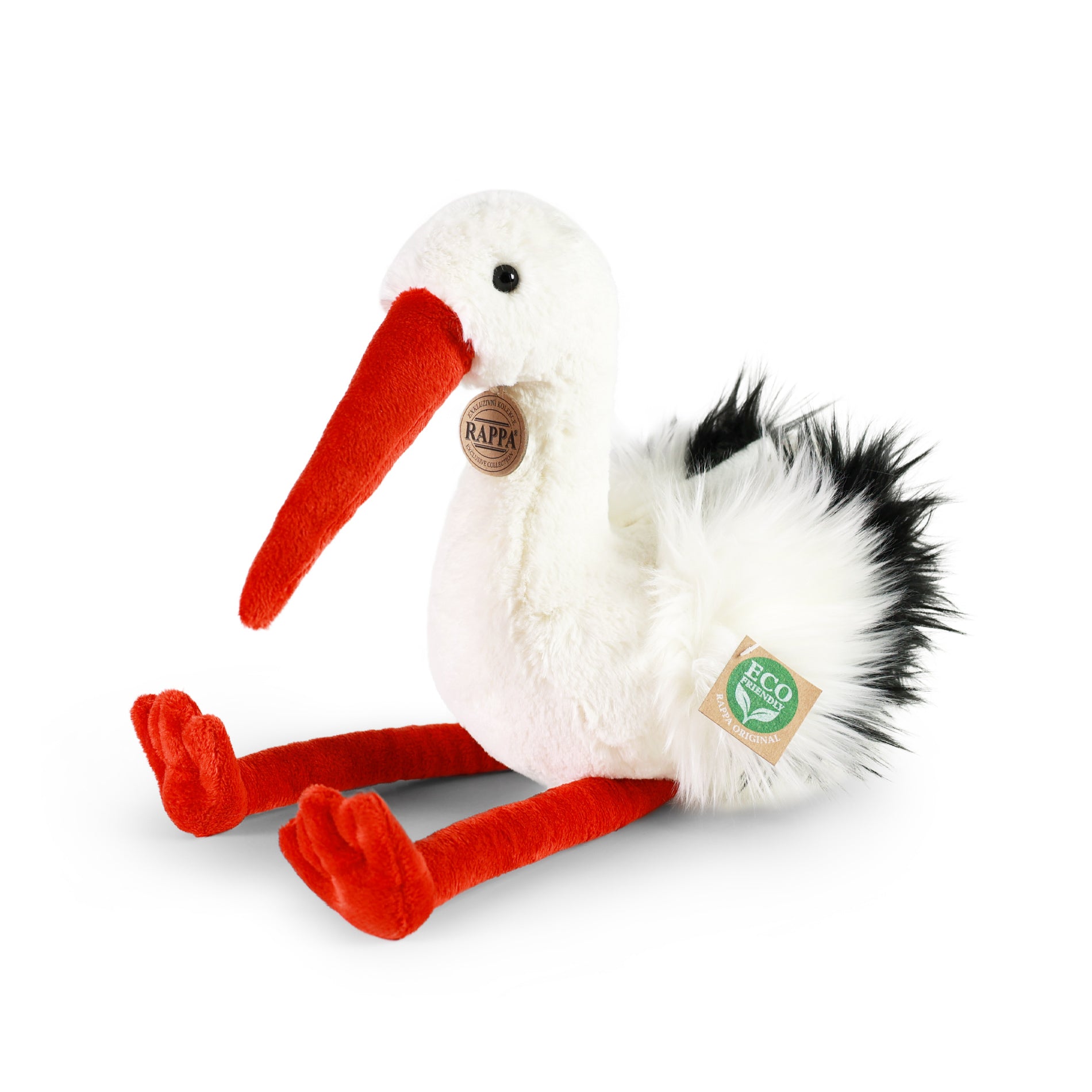 Pluche Ooievaar 39 Cm Milieuvriendelijk