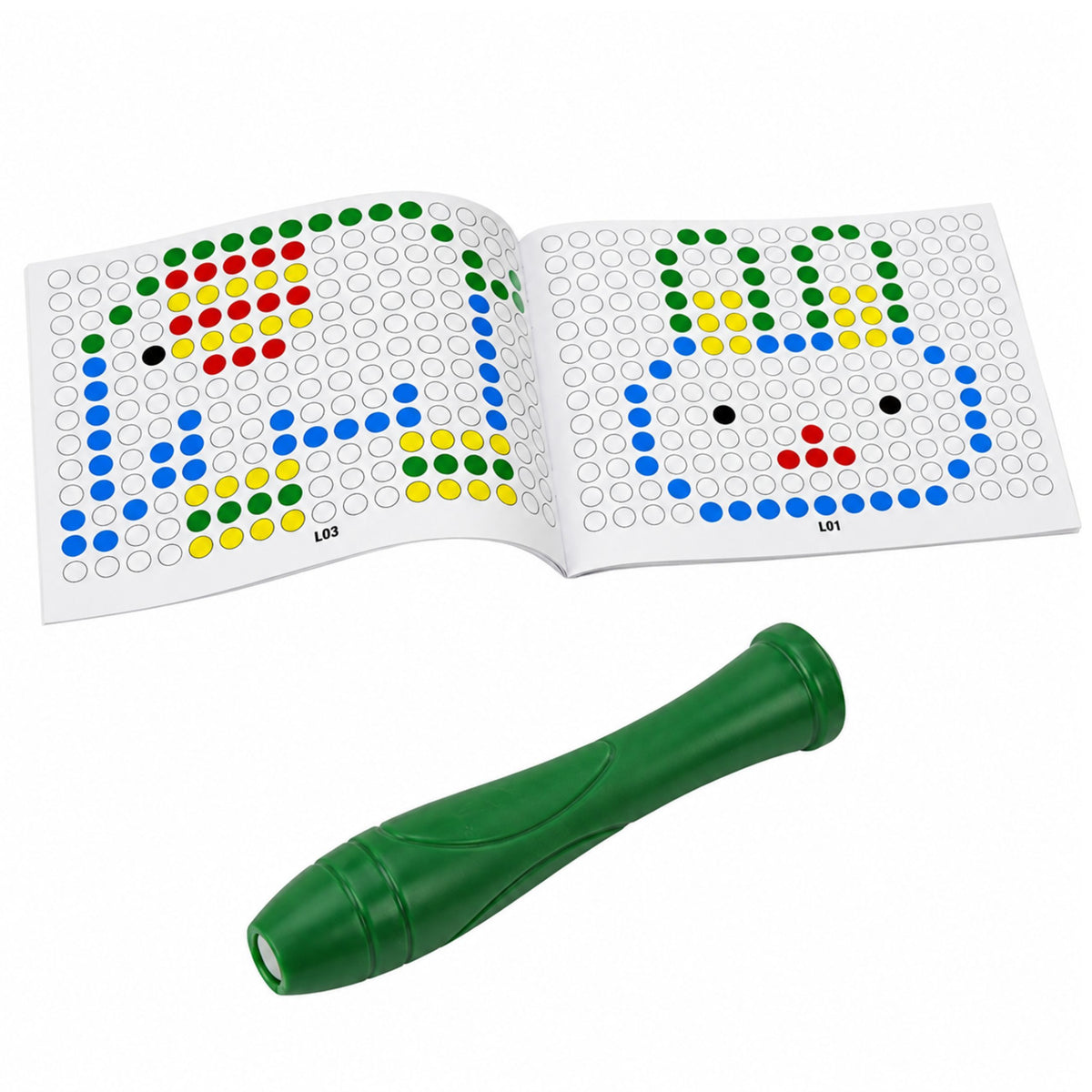 Educational Magnetic Board Dinosaur Pad Puzzle Green