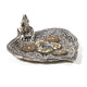 Brûleur de cône d'encens Ganesh - paquet de 2 pièces - 11x9x3,5 cm