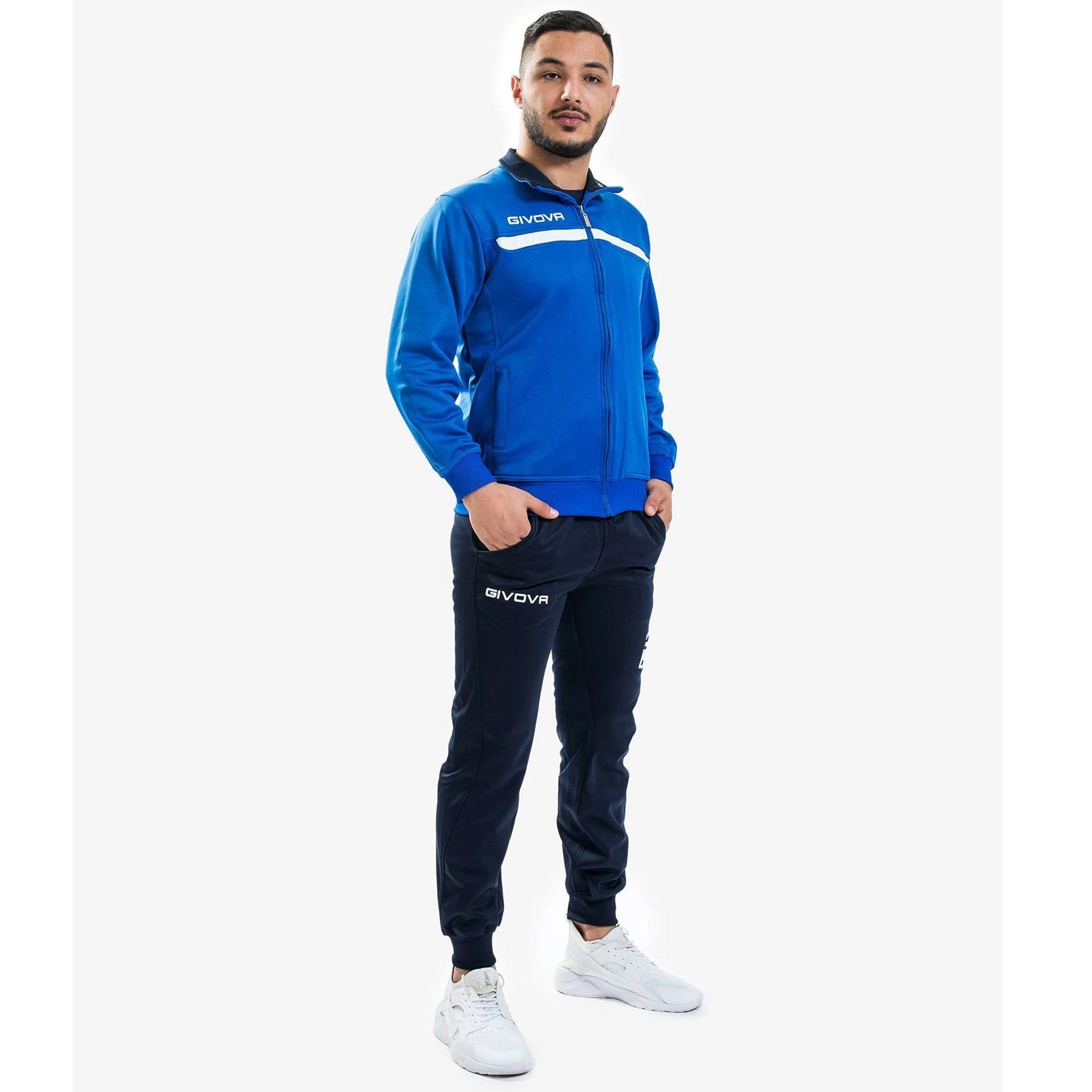 Givova Tuta One Full Zip Tracksuit Royal/Marino