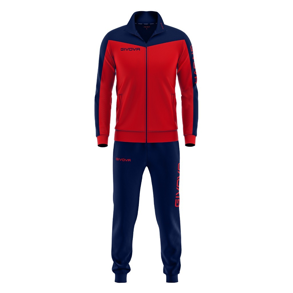 Givova Tuta Roma Tracksuit Rojo/Azul