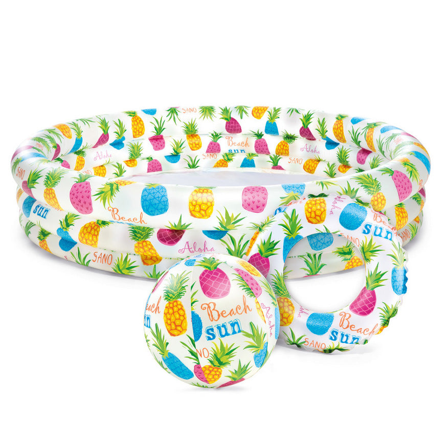 Das aufblasbare Hawaii-Pool-Set