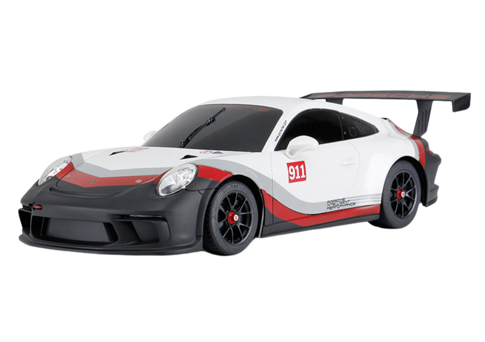 Rc Car 1:18 Rastar Porsche 911 Gt3 White-gray