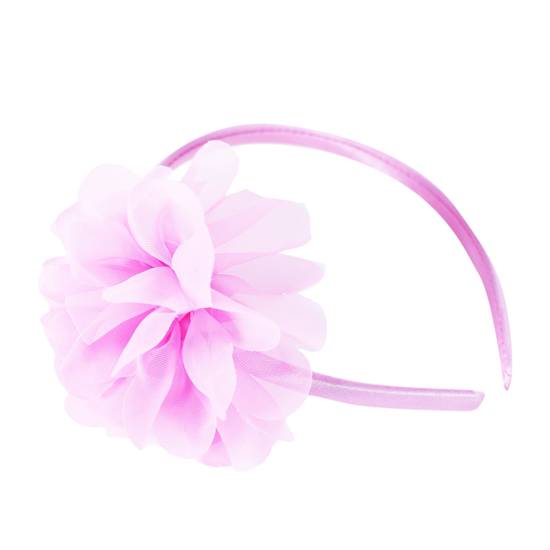 Diadema Infantil Flor Rosa