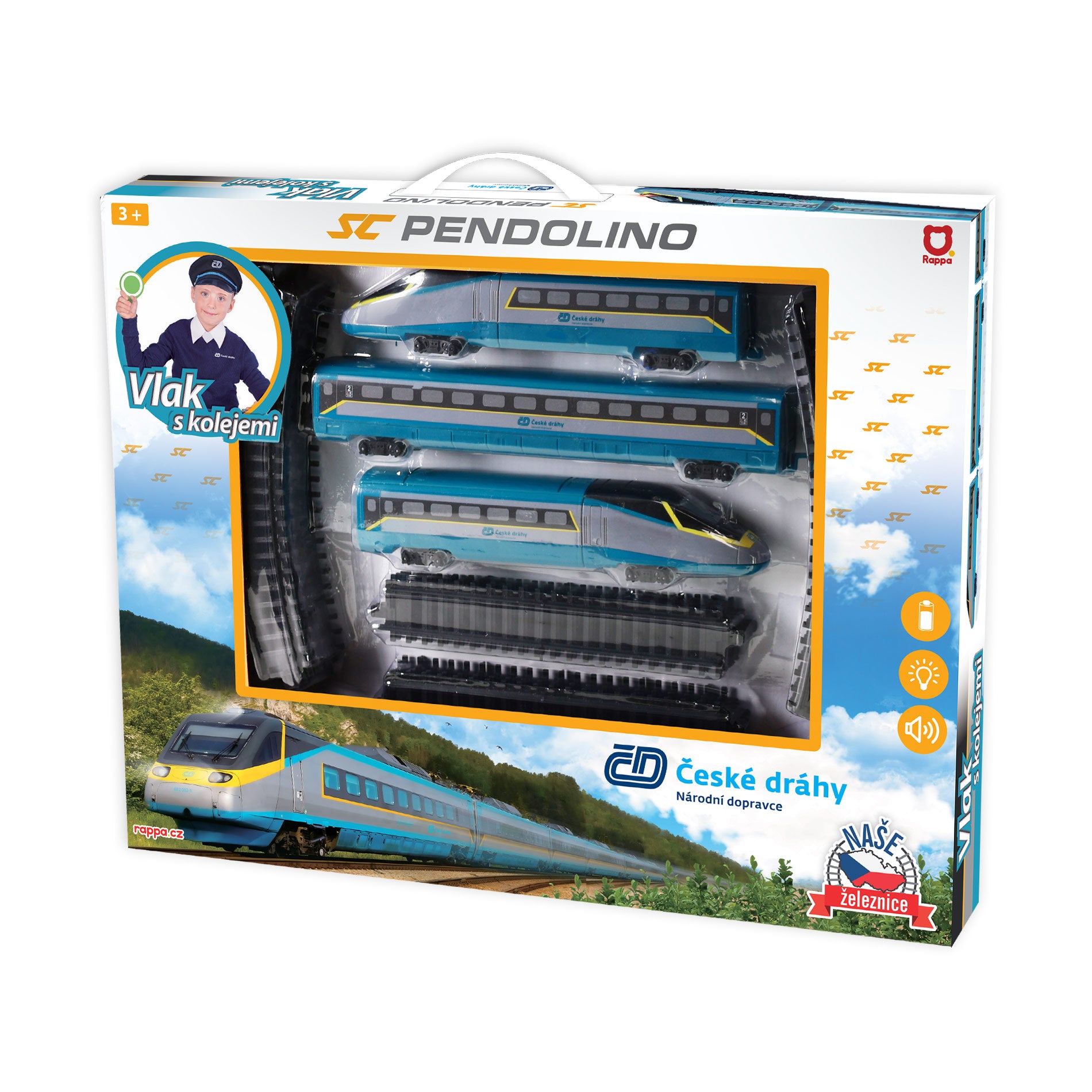 Czech Railways Sc Pendolino Train