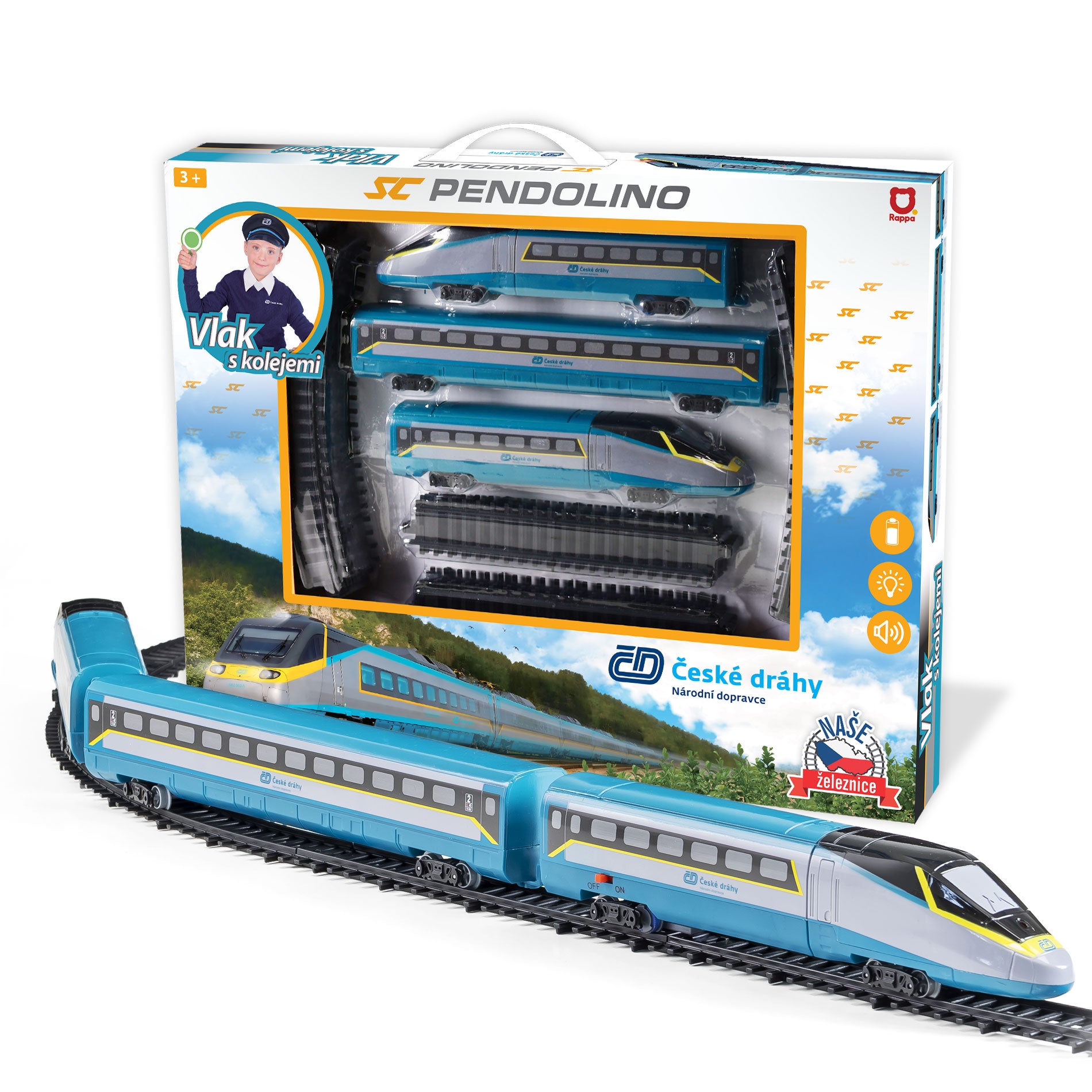 Czech Railways Sc Pendolino Train
