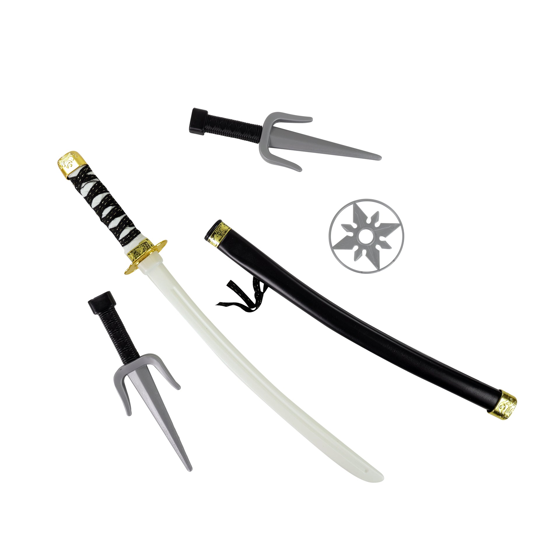Conjunto Ninja com Shuriken