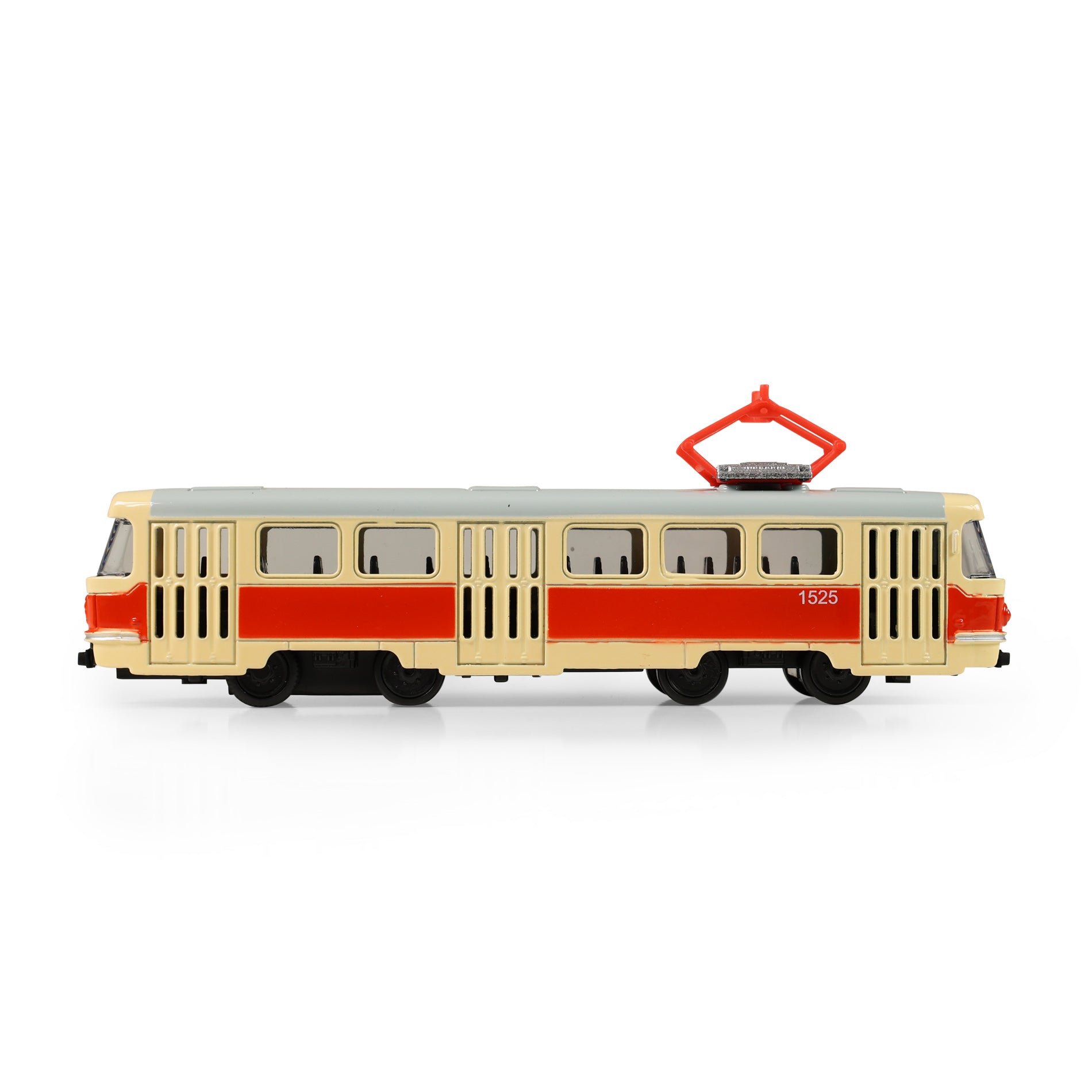 Metalen Tsjechische Retro Tram 16 Cm Brno