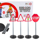 Educational Road Signs Warning Set 5 Pcs 70cm