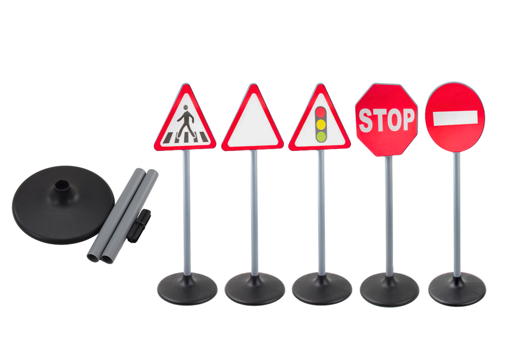 Educational Road Signs Warning Set 5 Pcs 70cm
