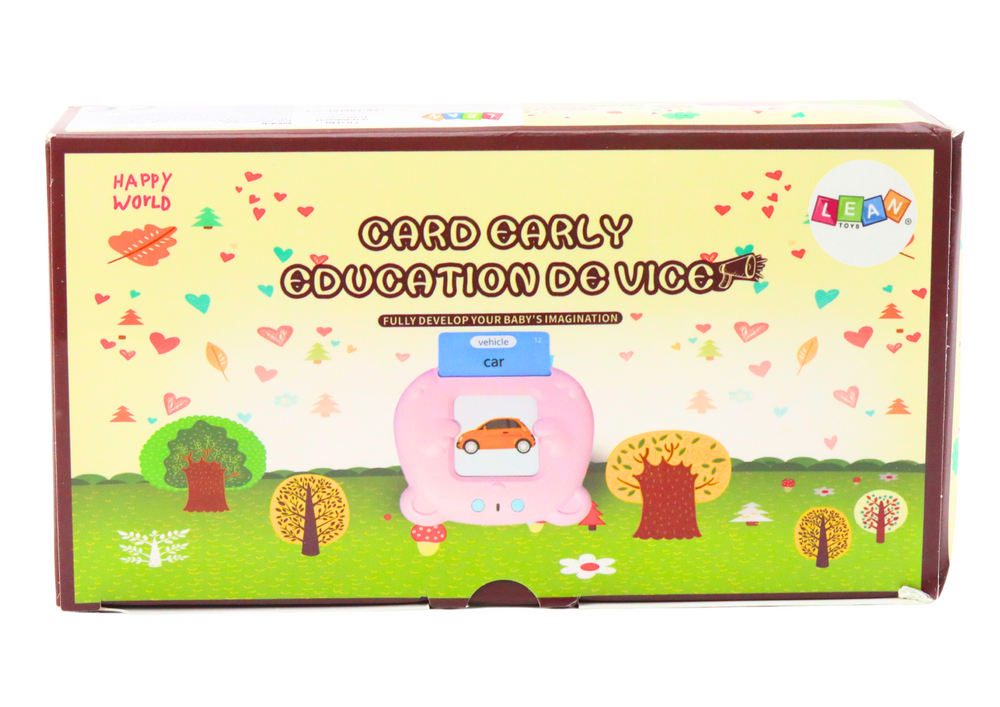 Tablet For Educational Cards Learning Polish English 224 Words Blue