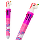 Multicolor Unicorn Automatic Pen 10 Pink
