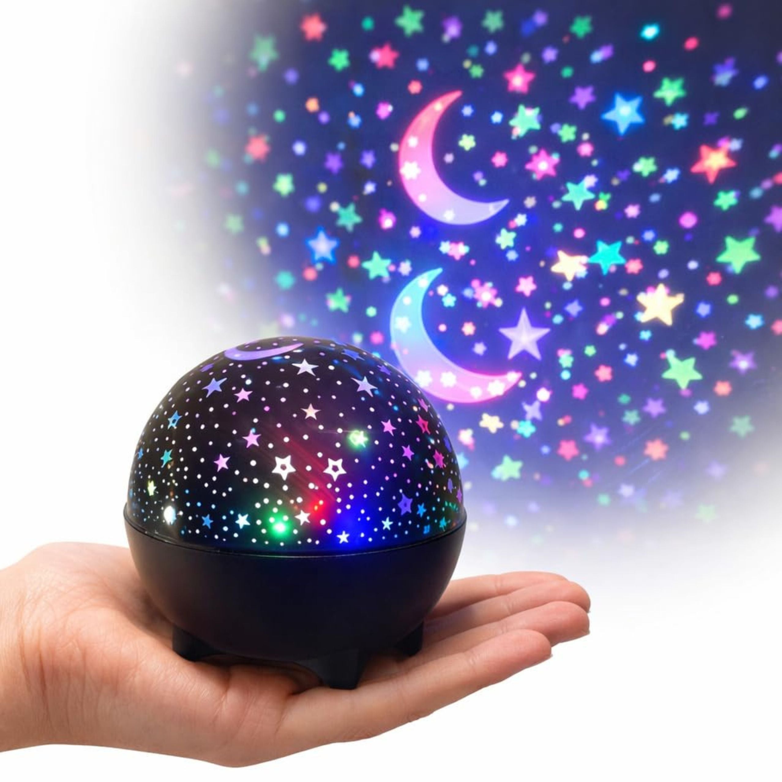 Star Projector Night Light Speaker 2in1 Black