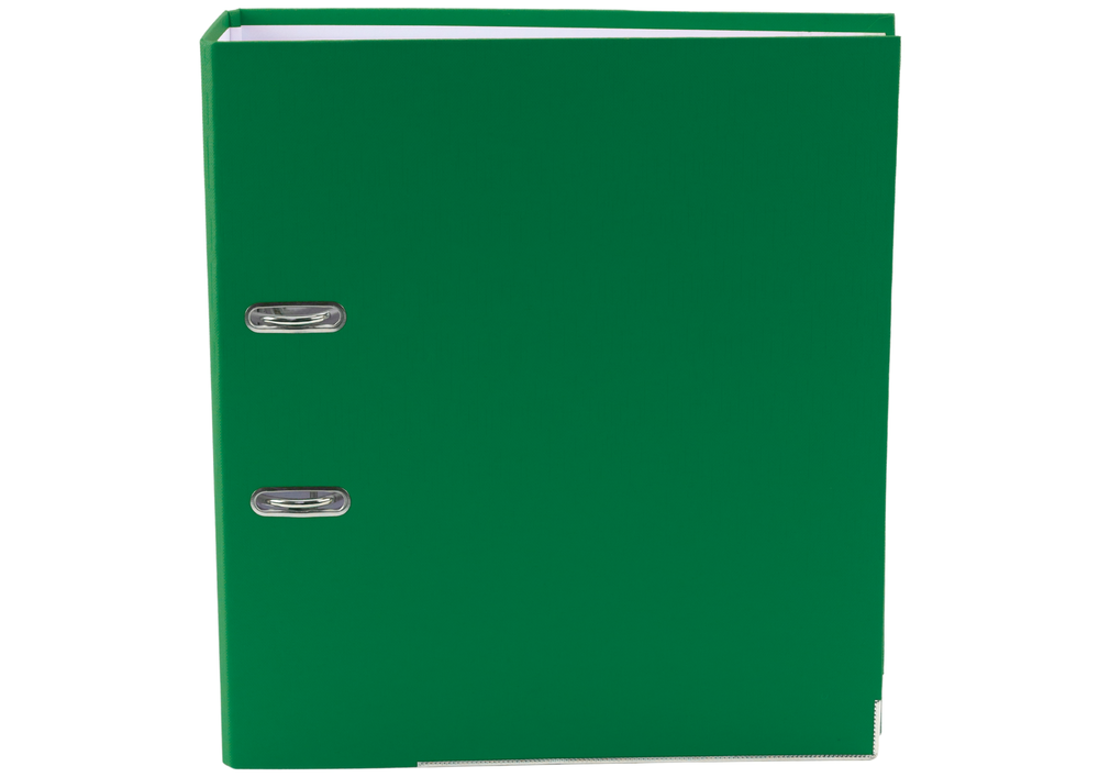 A4 Document Binder/75mm Lever Mechanism Green