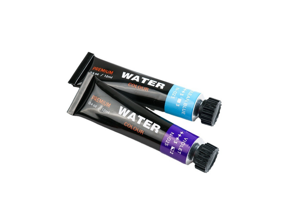 Acrylic Paint Set In A Tube 12 Colors