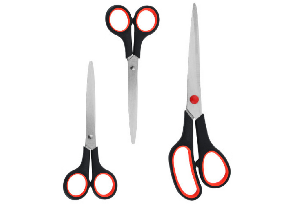 Office Scissors Set Universal 3 Pcs.