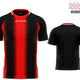 Спортна тениска Givova Stripe Red-black