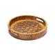 Serveerblad Flower Of Life Mangohout - 30x5cm