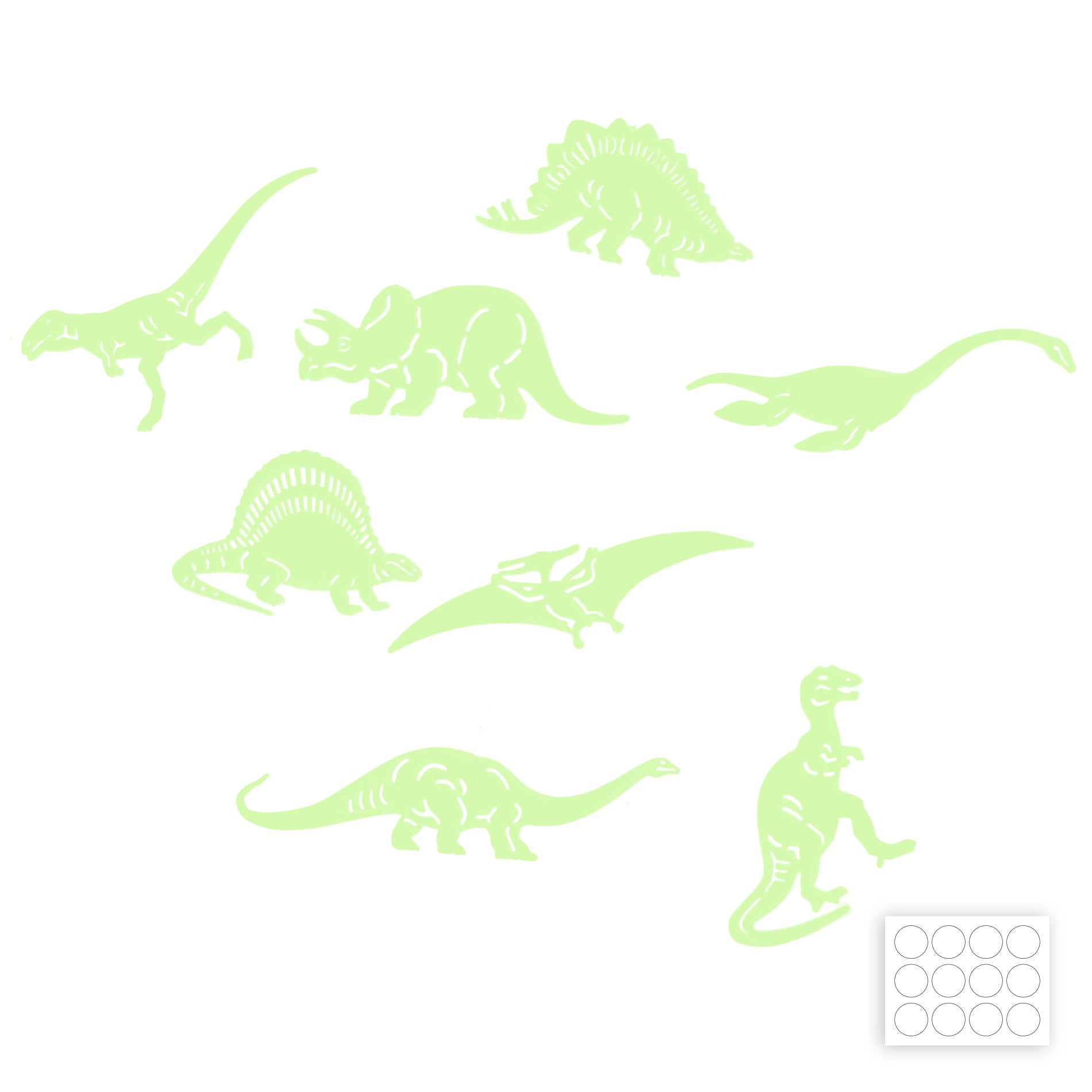 Dino Shapes - светещи в тъмното