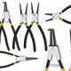 Set Of Circlip Pliers Bent Straight 4pcs.
