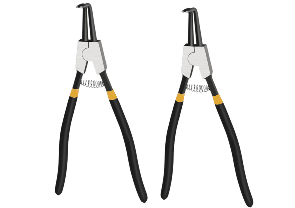 Set Of Circlip Pliers Bent Straight 4pcs.