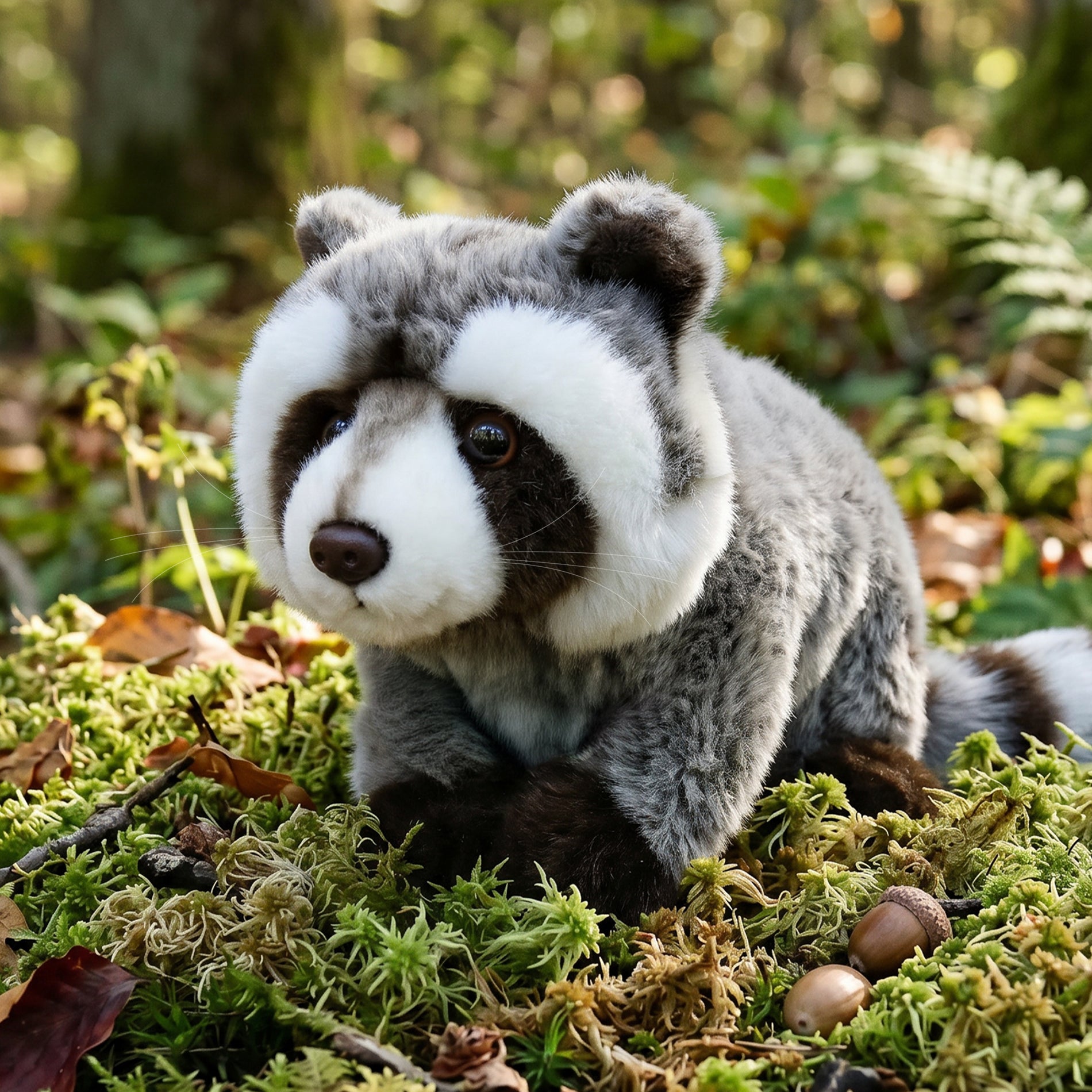 Plüss Raccoon 22 cm Környezetbarát