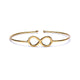 Гривна Infinity Brass Gold Регулируем цвят --пакет от 2 бр. - ±7 cm