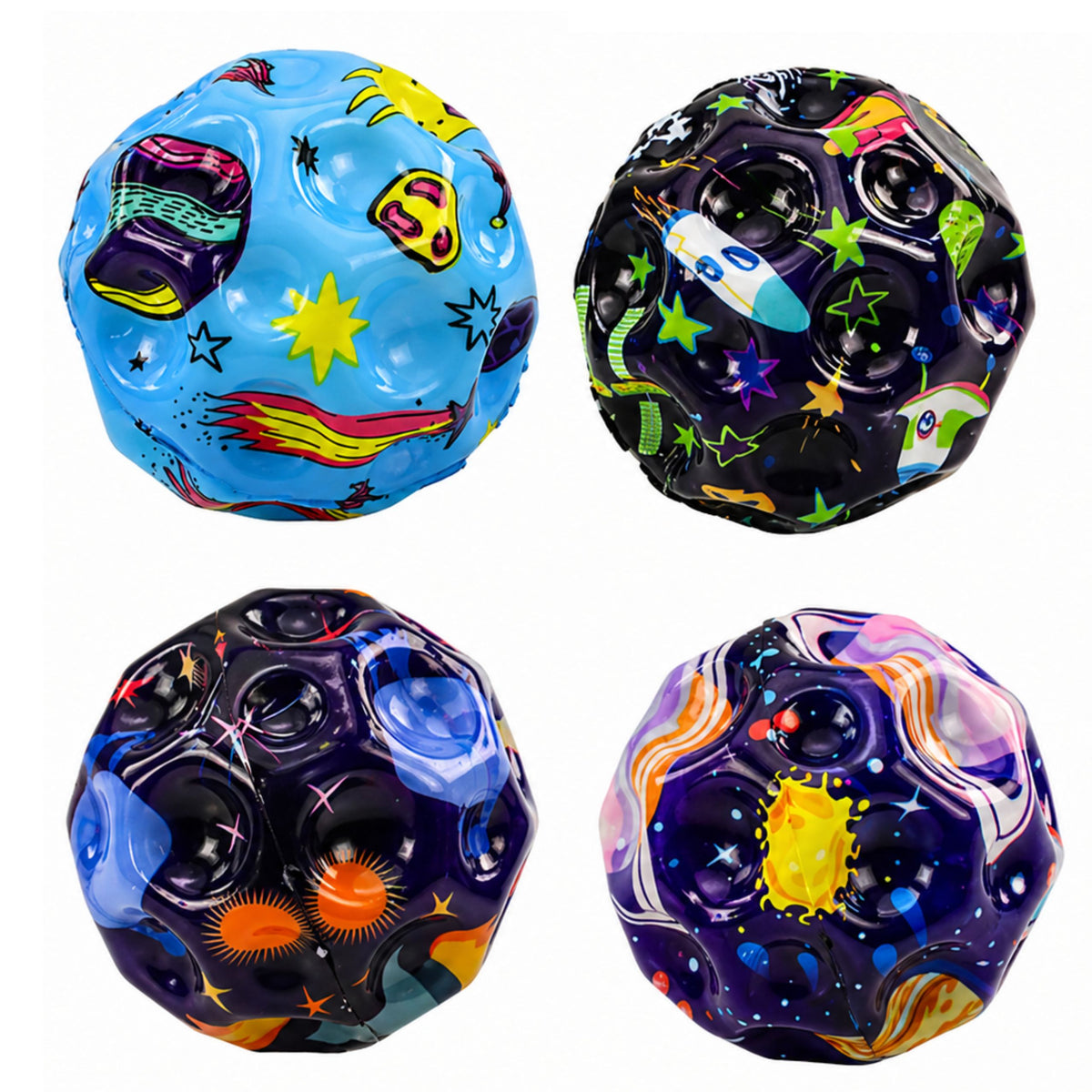 Kneading And Bouncing Ball With Hollows Space 7cm