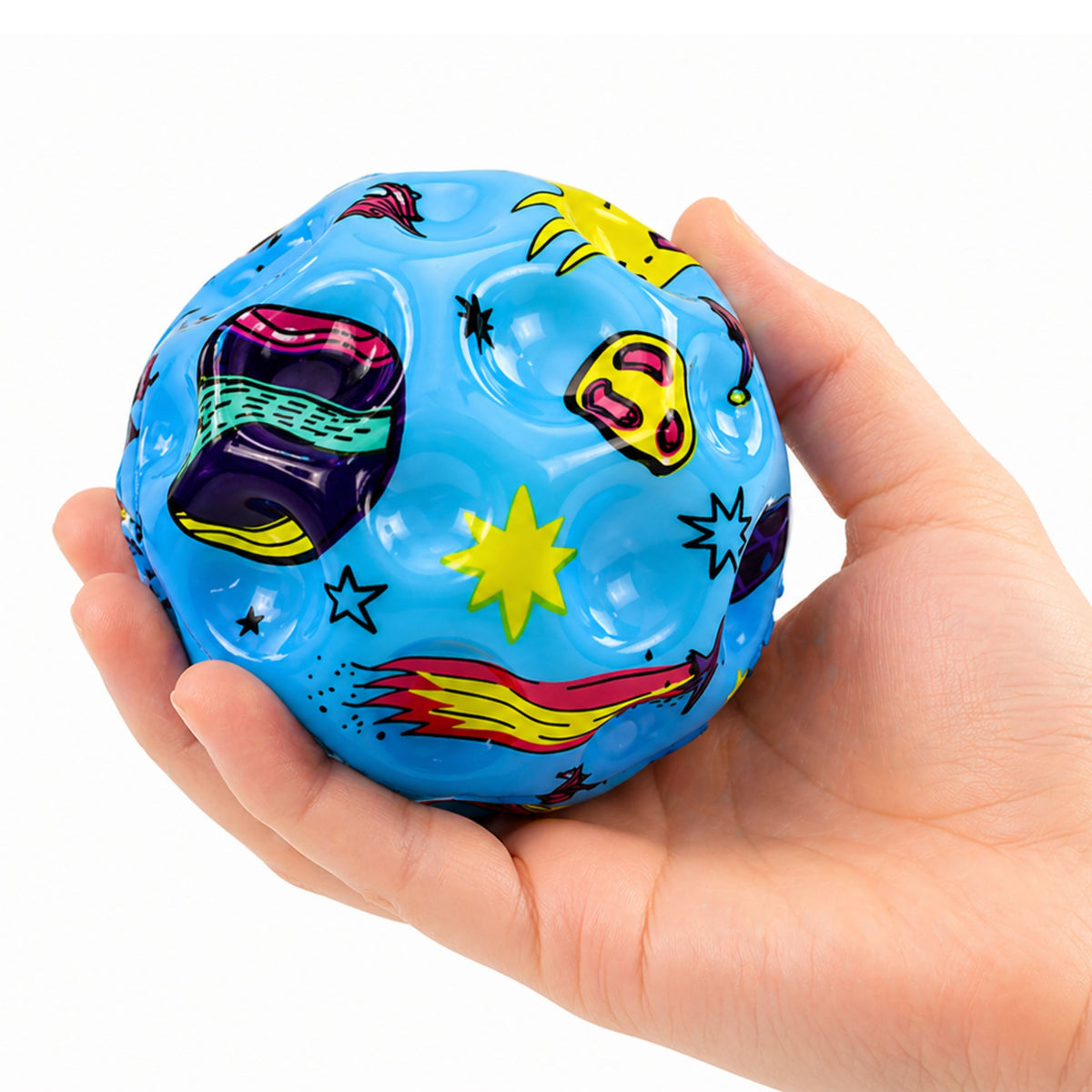 Kneading And Bouncing Ball With Hollows Space 7cm