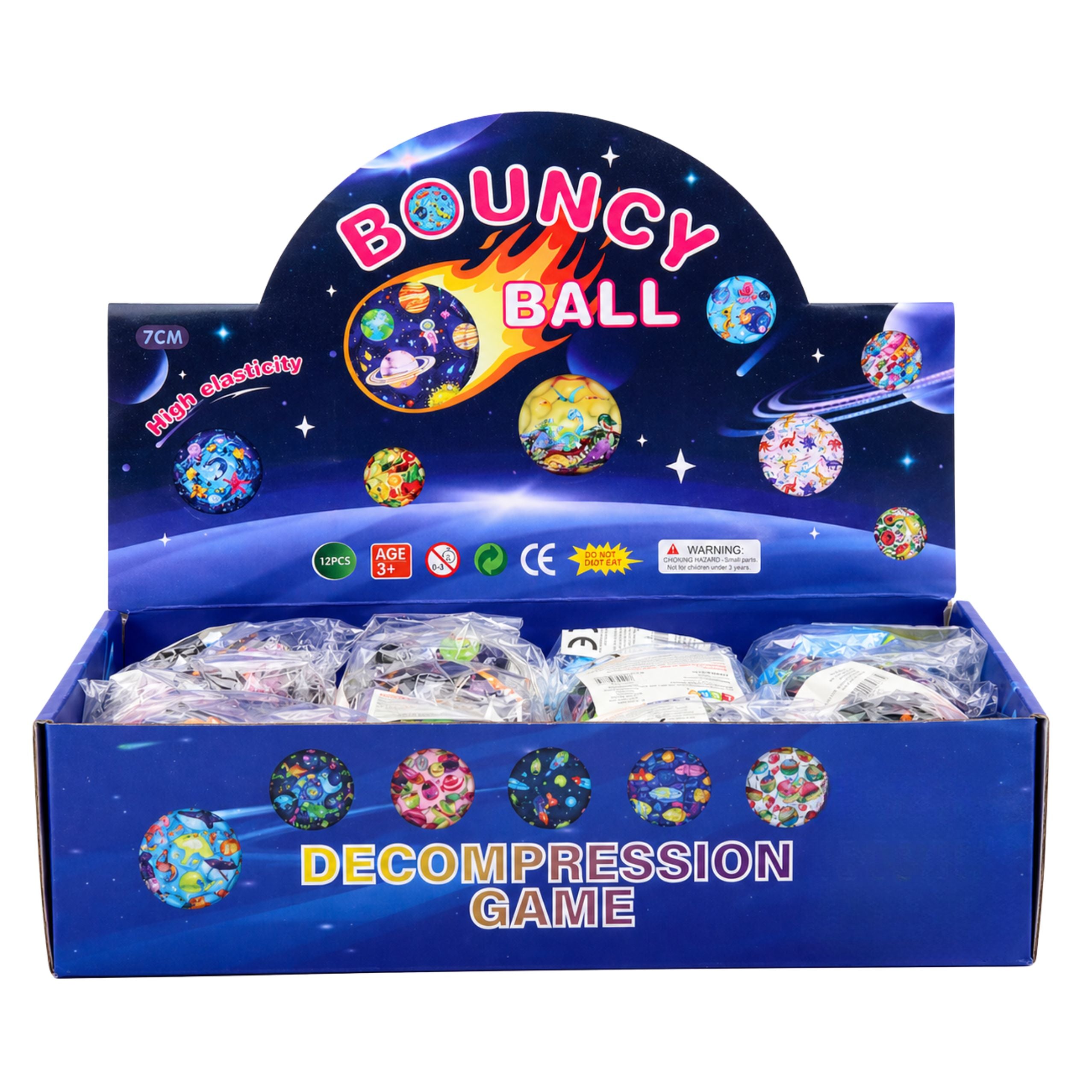 Kneading And Bouncing Ball With Hollows Space 7cm