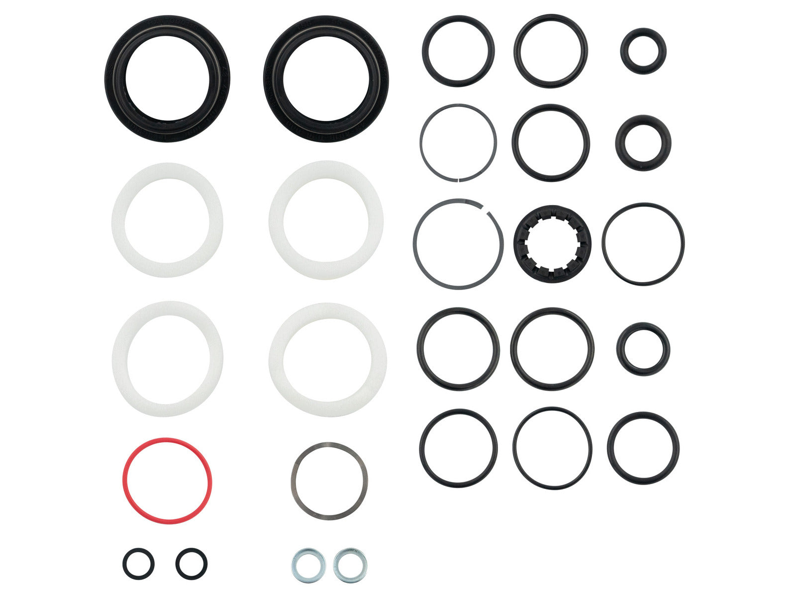 Rockshox 200 Hour/1 Year Service Kit (includes Dust Seals Foam Rings O-ring Seals) - 30 Gold And Silver (20