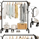 Standing Clothes Hanger Shoes Freestanding Wardrobe