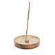 Brûle-encens Fleur De Vie Bois De Manguier --lot De 2 Pcs - 12.5x12.5x2.5 Cm