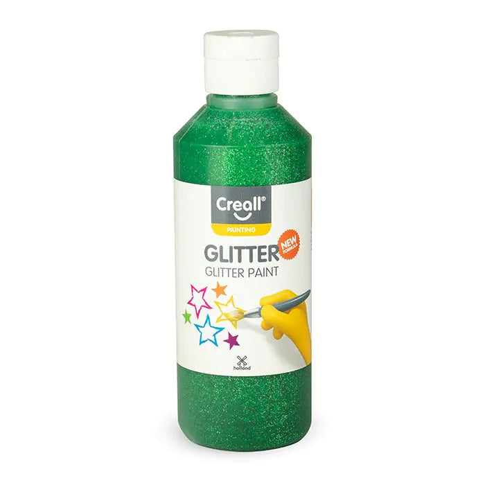 Creall Green Glitter Paint